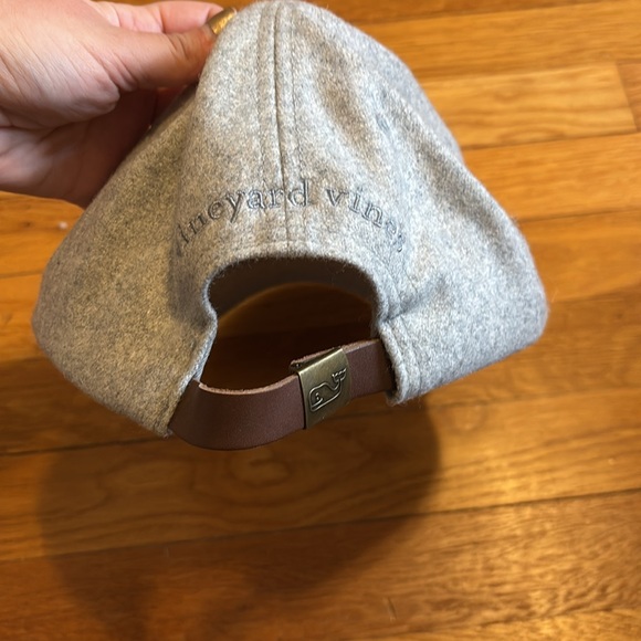 Vineyard Vines hat baseball cap gray wool NWOT - Picture 3 of 3